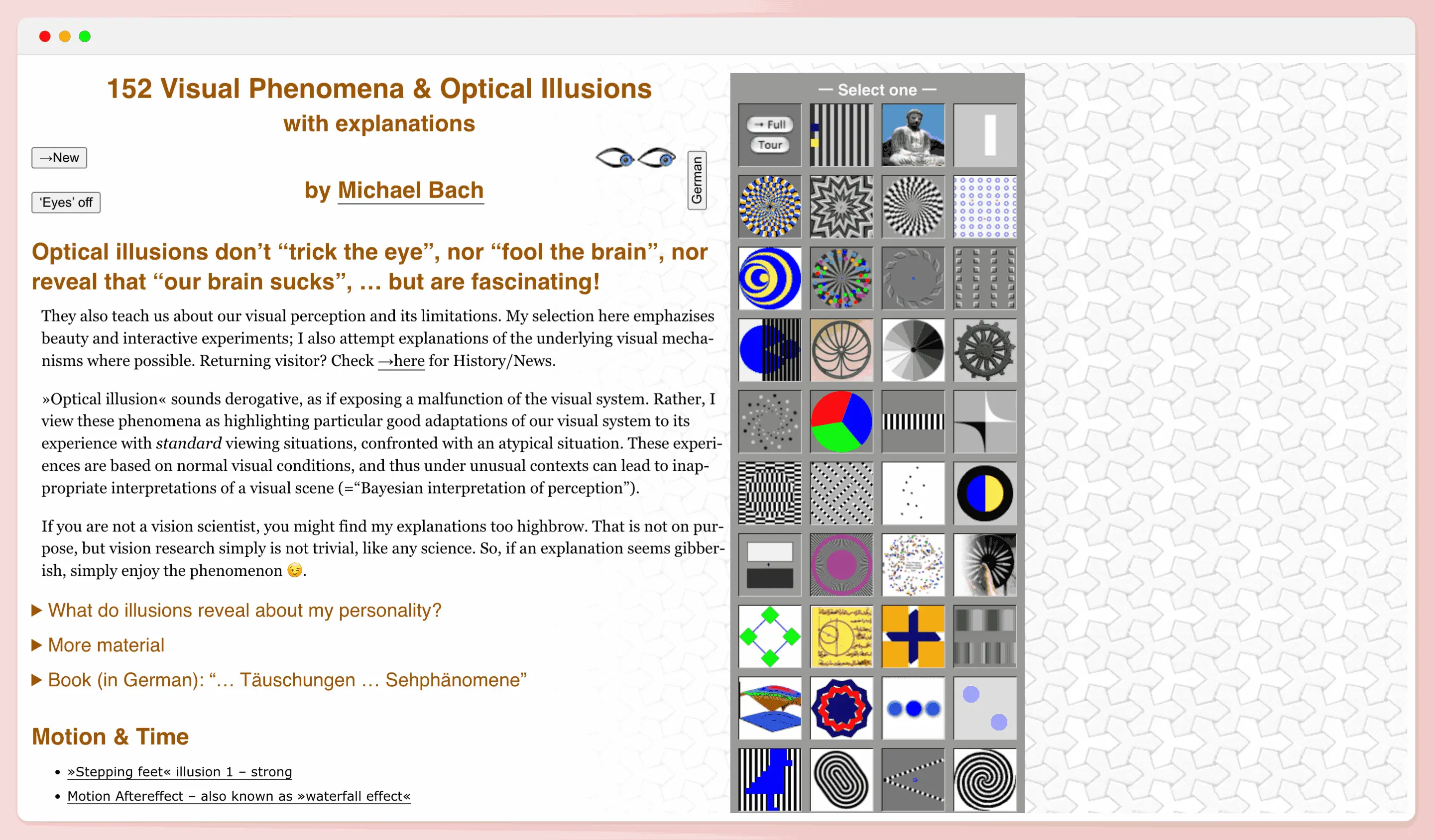 Visual Phenomena & Optical Illusions